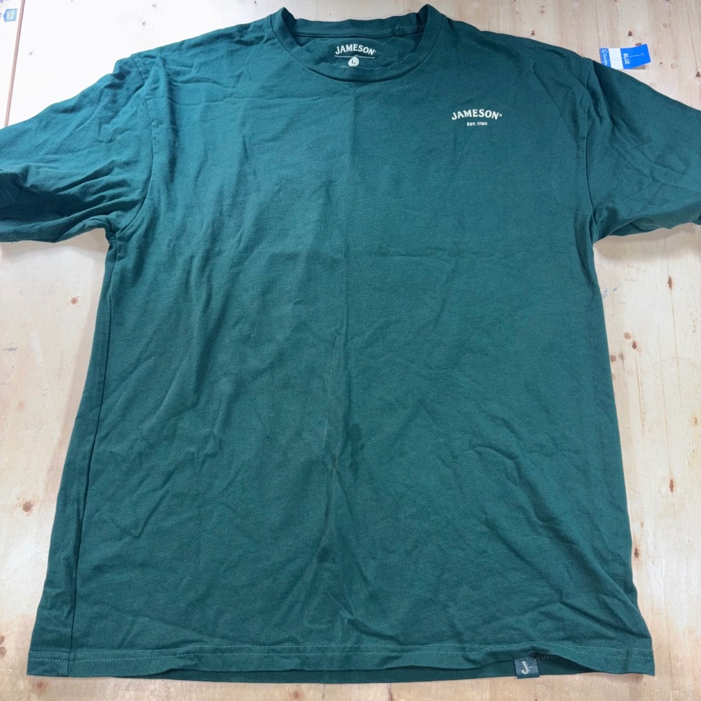 Jameson Irish Whiskey Limited Edition Mens L Green Graphic T Shirt